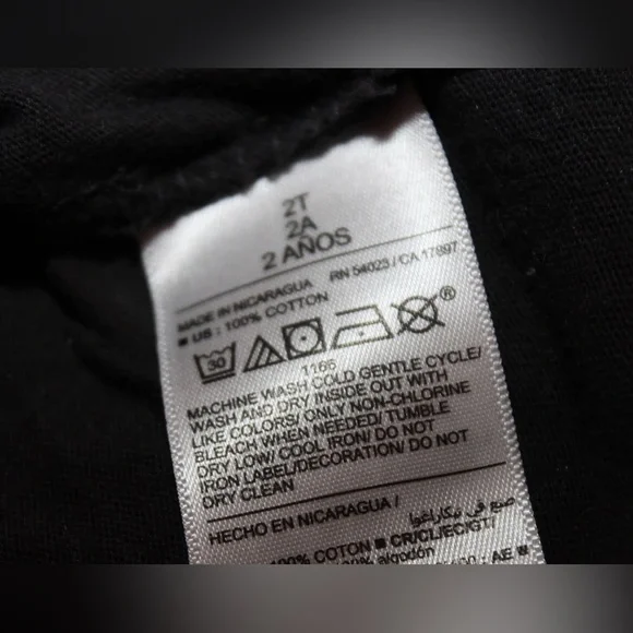 Old Navy Ballet Girlie Toddler Girl 2T Long Sleeve Shirt Dance Wear Dancer - Picture 3 of 3